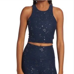 Beyond Yoga Navy Blue Crop Top